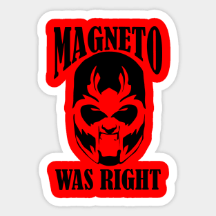 Magneto Sticker